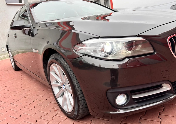 BMW Seria 5 cena 72900 przebieg: 198339, rok produkcji 2015 z Międzylesie małe 631